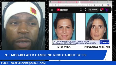 N.J. MOB-RELATED GAMBLING RING CAUGHT by FEDS / MAN SHOT by POLICE in BROOKLYN NEW YORK !!