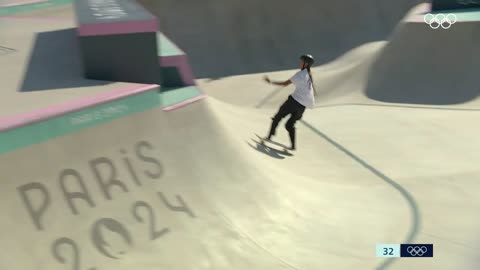 Top 10 Moments Highest Scored Women’s Skateboard Runs at #Paris2024 |