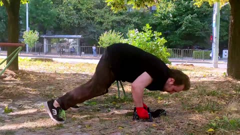 Falling Push-up & Hand Stand Training