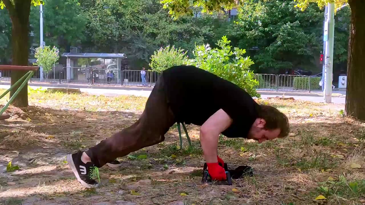 Falling Push-up & Hand Stand Training