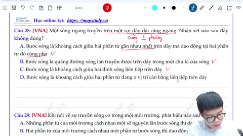 Bài 0201 Mô tả sóng và sự truyền sóng ts2 chữa bt tự luyện 43 phút