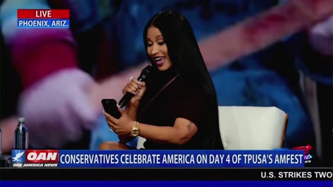 AmFest Crowd Erupts as Nicki Minaj Goes Off on “Newscum”