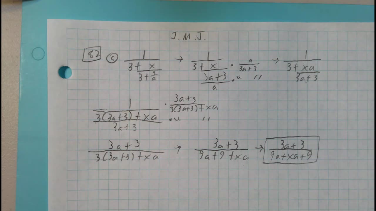 Saxon Algebra 2 Lesson 82 (a)