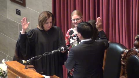 Jon Patterson Takes Oath of Office