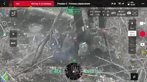 Incredible Footage of Russian Infantry Attempting Breakthrough of Ukrainian Lines