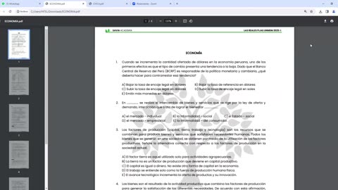 SAVIA REGULAR 2025 | Introductorio | Economía