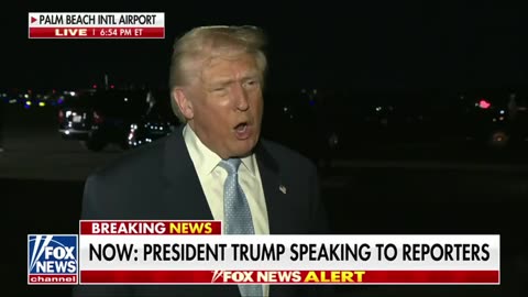PRESIDENT DONALD TRUMP MENTIONS NICK FUENTES