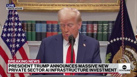 President Trump announces 'Stargate' venture to invest $500 billion in AI infrastructure