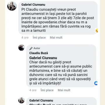 Dovada ca ANTIHRISTUL Claudiu Buza E ERETIC ECUMENIST SI TRIMITE LA SECTA LOR ERETIC ECUMENISTA!