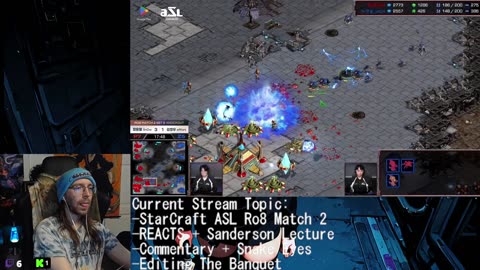 Beta Reading + REACTS + Commentary + Starcraft ASL Charlie rolled Snake Eyes. WEAPONS IS AMAZING Sanderson unleashed!