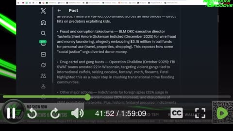 Dan BONGINO RETURNS February 02, 2026, 10 AM ET