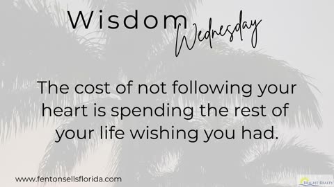 🌿 Wisdom Wednesday 🌿