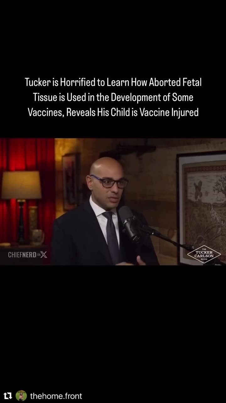 Aborted Fetal Tissue is Used in the Development of Some Vaccines, Reveals His Child is Vaccine Injured