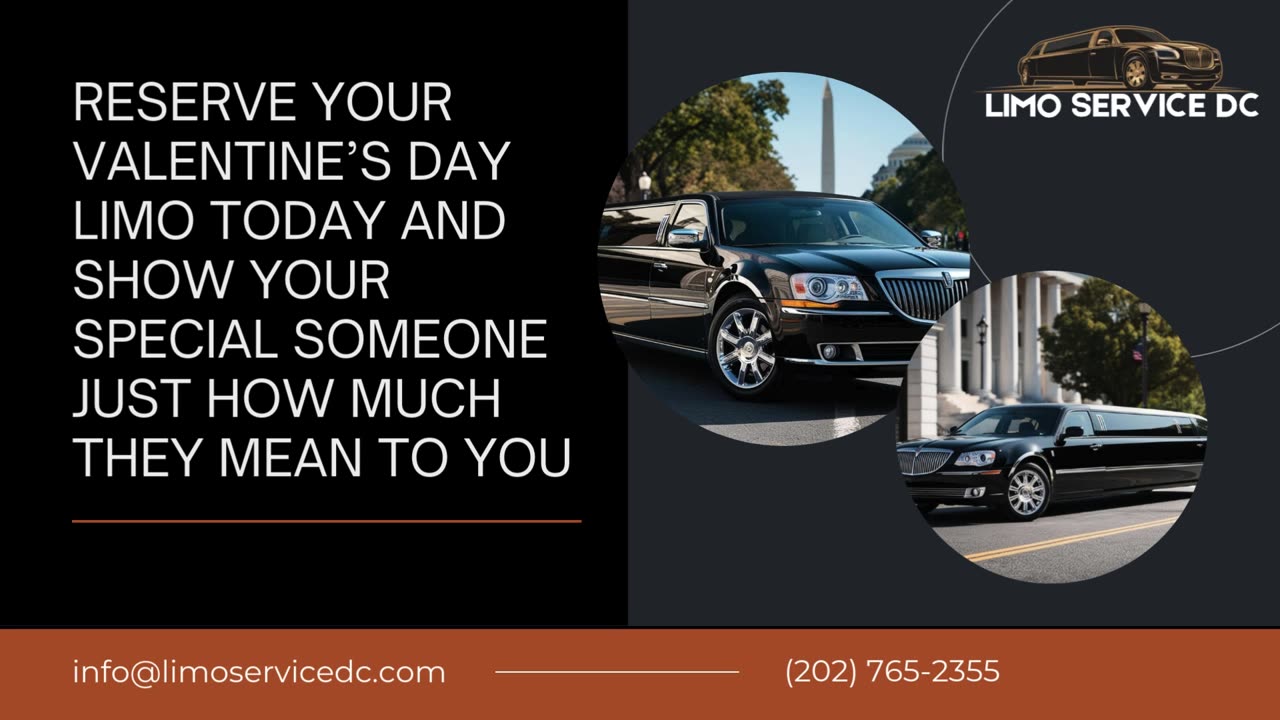 Romantic Valentine's Day Limo Ride Washington DC