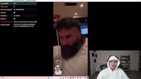 Dan Bilzerian on Andrew Tate getting pressed by Adam Sosnick
