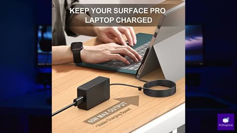 65W Surface Pro Laptop Charger