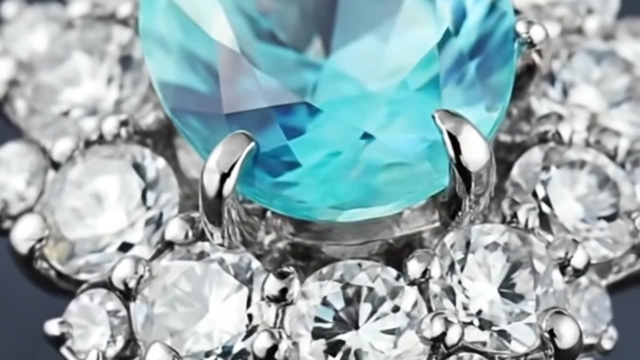 RING PT900 PARAÍBA TOURMALINE