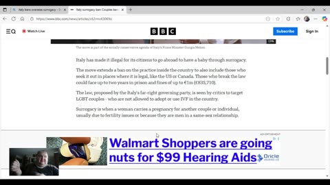 Italian ban on Surrocacy