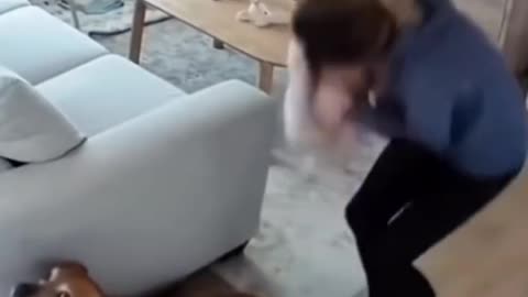 Cute cat save child ❤️❤️🔥