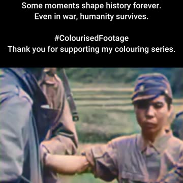 War and Mercy — US Marines Capture Young Japanese Soldier #ColourisedHistory