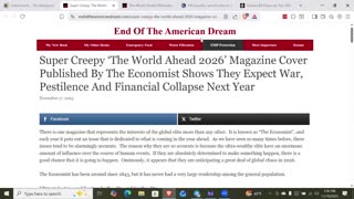 The Creepy 2026 Economist Magazine Cover