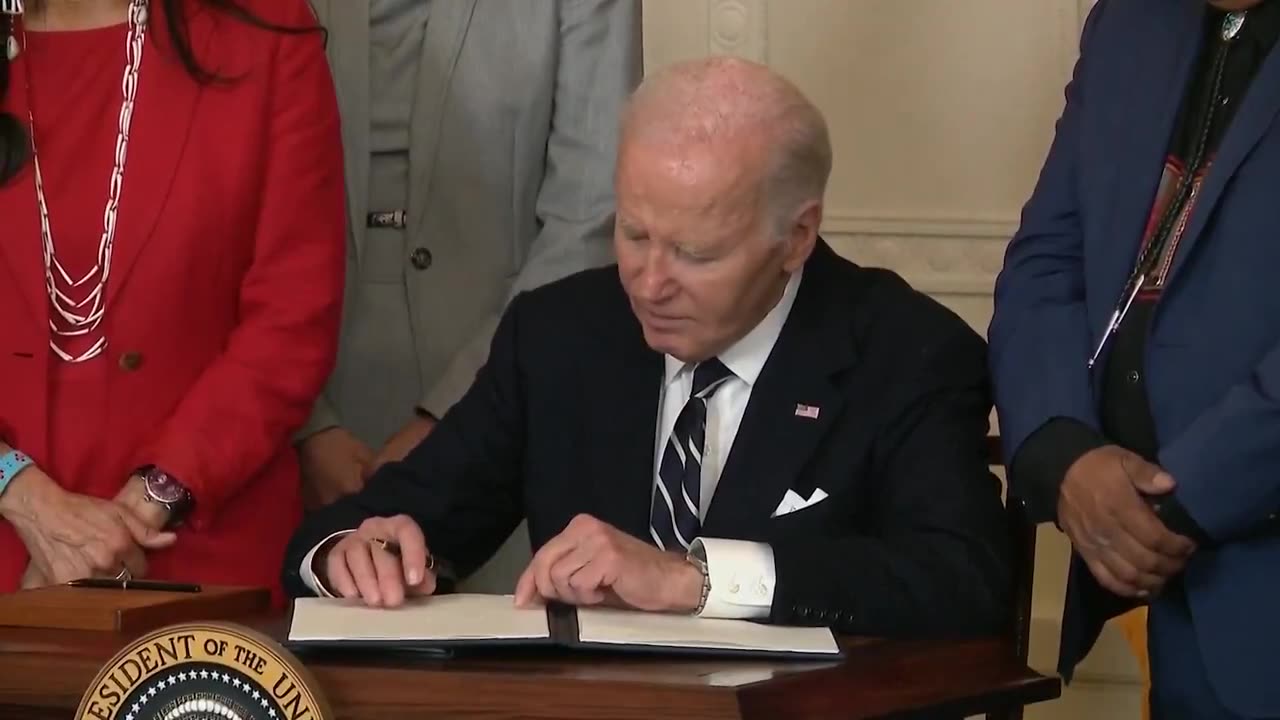 Biden Has to Ask What to Do While Signing New Bill