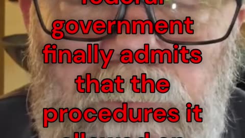 What Did the Government Just Admit About These Procedures?