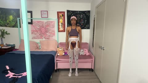 18yo Ava THIGH HIGH stockings try on haul