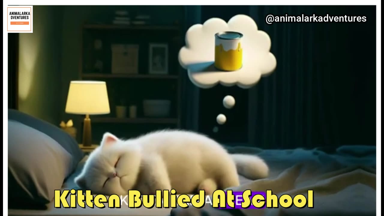 Kitten Bullied At School ｜ Different Colors ｜ Cute Cat 🎨😿 #cat #kitten #aicats #bullied
