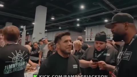 Married Henry Cejudo Caught Telling Rampage Jackson to Check Out a Woman