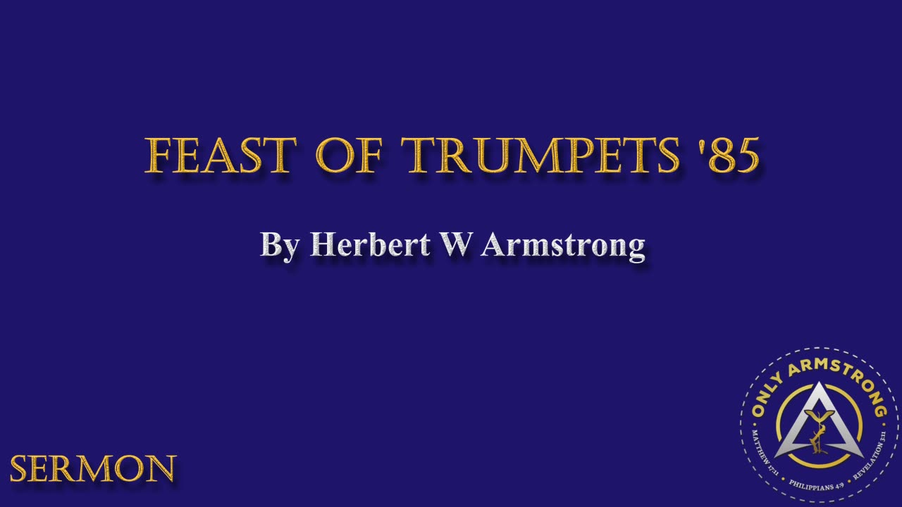 Feast of Trumpets 1985