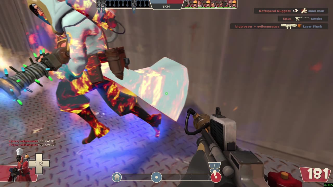 Aggressive Bullet Usage (Team Fortress 2)