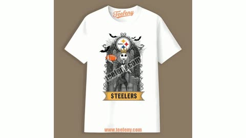 Pittsburgh Steelers Jack Skellington Throne Style Shirt