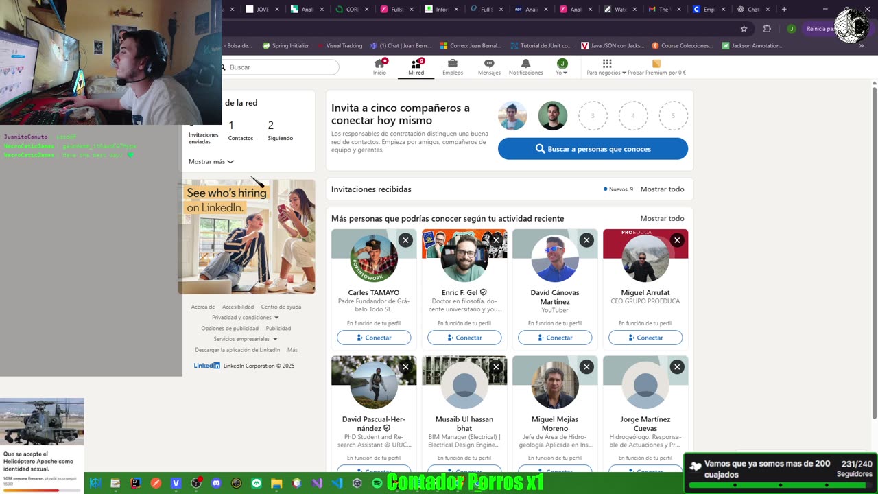 El Stream que nunca traerá illojuan - Echando curriculums