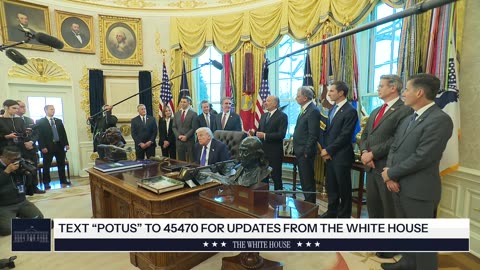 President Trump Participates in Signing Time, Feb. 2, 2026