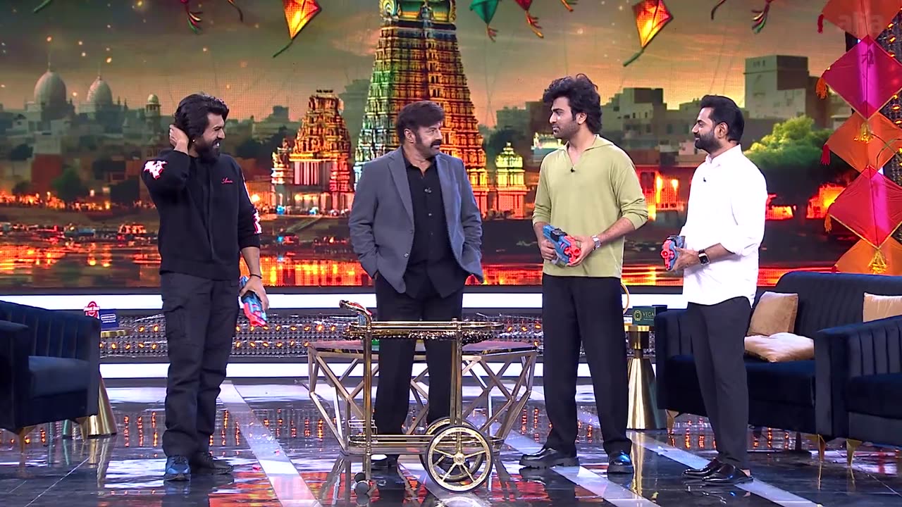 02 UNNSTOPPABLE S04 EP09 RAM CHARAN WITH BALAKRISHNA