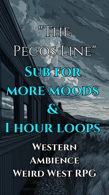 🚂 "The Pecos Line" │ Western Ambience │ Weird West RPG