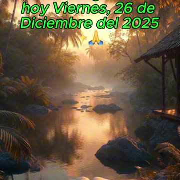 🙏✨Evangelio de hoy Viernes, 26 de Diciembre del 2025✨🙏