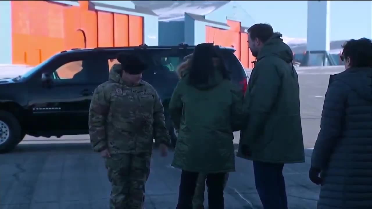 Vice President JD Vance and Second Lady Usha Vance have arrived in Greenland