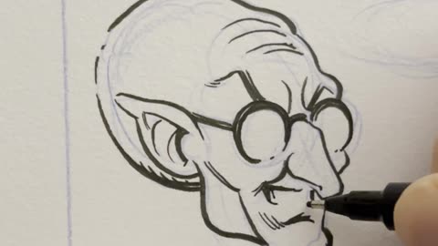 Drawing Captain Marvel Villain Dr. Sivana!