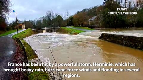 Tempêtes et inondations engloutissent l'Europe La France est désormais elle aussi sous les eaux