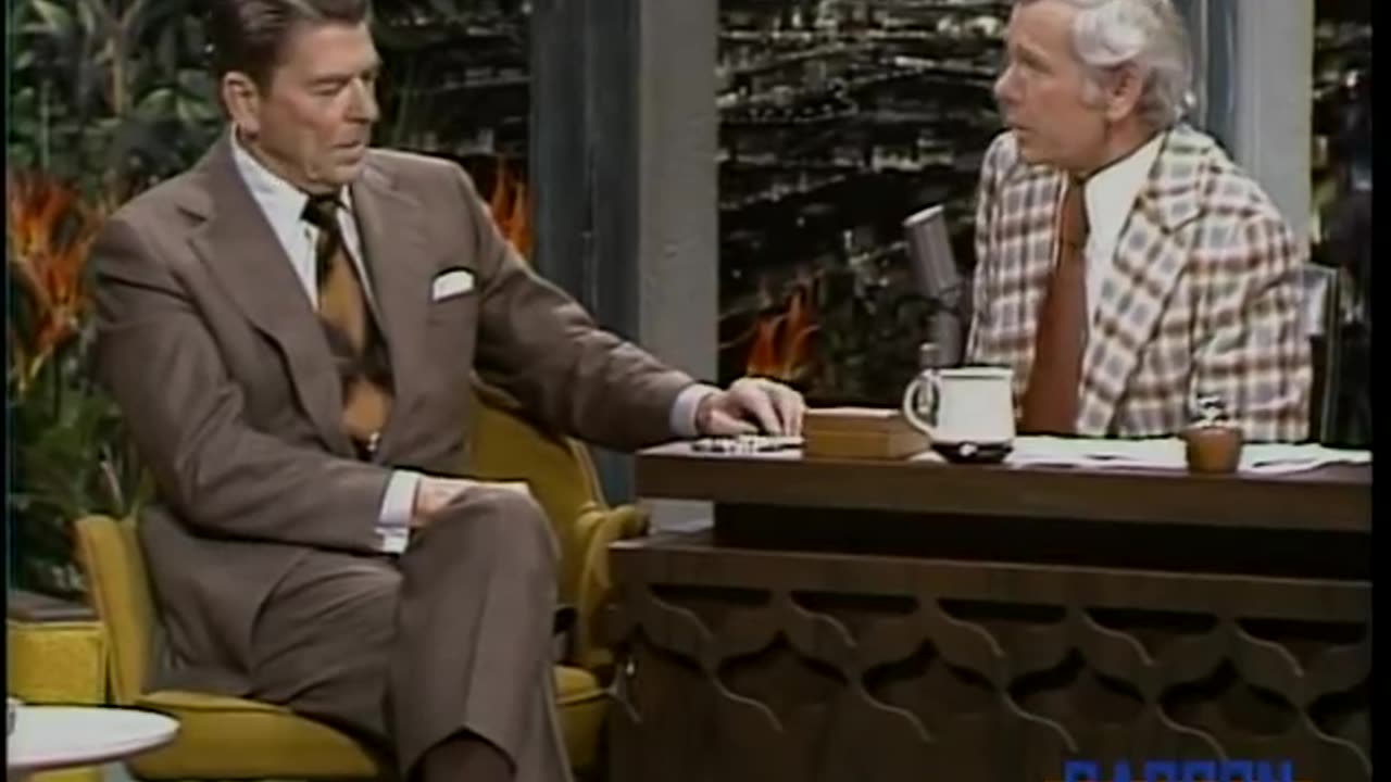 Ronald Reagan appearance The Tonight Show Starring Johnny Carson