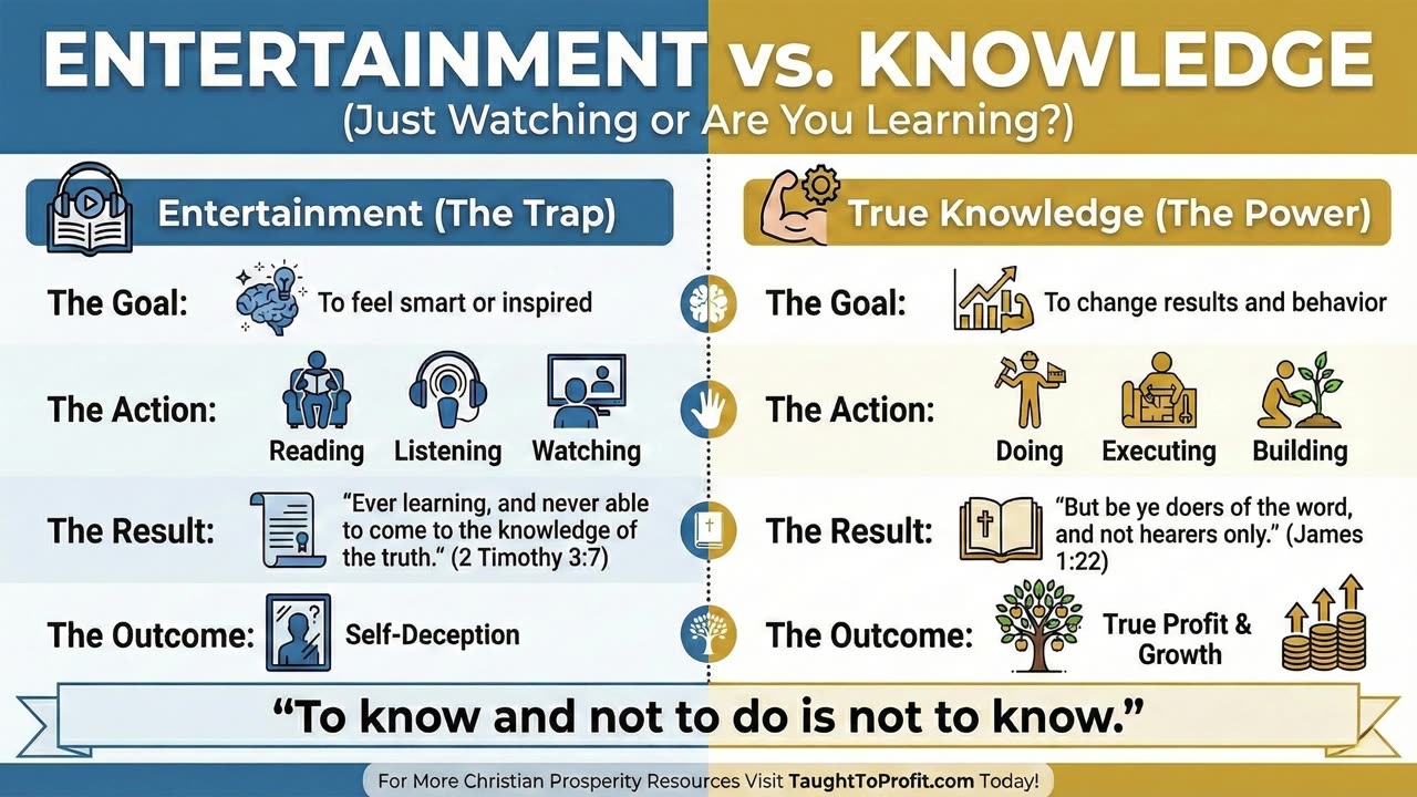 Is Your "Knowledge" Just Entertainment? (The Truth About Learning Without Doing)