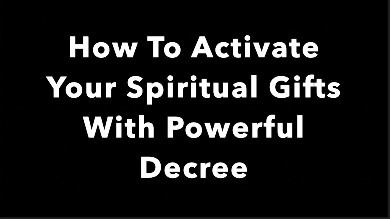 Annamarie Strawhand: How To Activate Your Spiritual Gifts With Powerful Decree!
