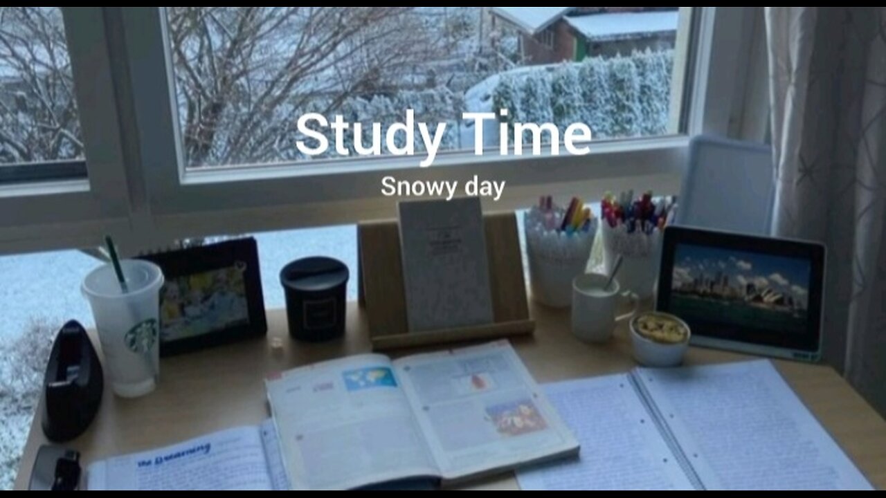 30 minute study timer | snowy weather