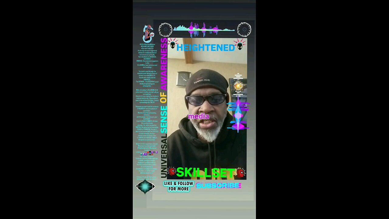 ▪︎HEIGHTENED SKILLSET/UNIVERSAL SENSE OF AWARENESS▪︎