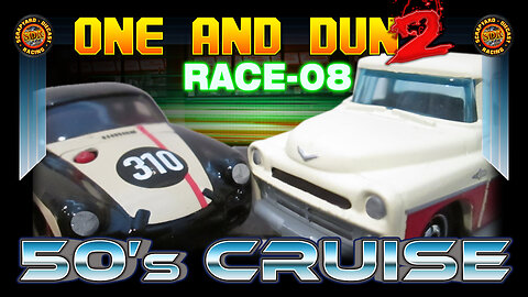 Porsche vs Pickup Diecast Race 08 | One and Done 2 50s Cruise | Hot Wheels Diecast Racing Tournament