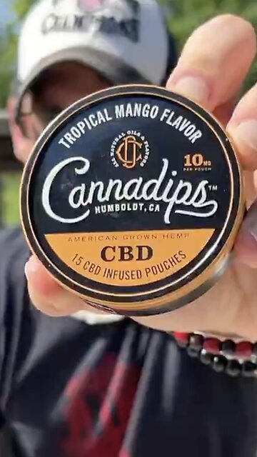 Cannadips Mango CBD Pouches Review