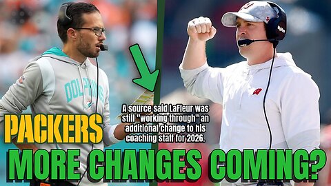 🔴 ANOTHER CHANGE? ESPN Insider Reveals MORE Packers Coaching News!