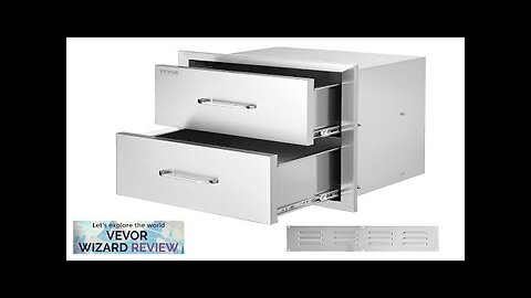 VEVOR Outdoor Kitchen Drawers 18W x 20.6H x 12.7D Inch Flush Mount Review